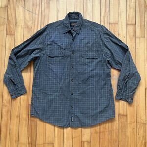 Woolrich John Rich Bros Plaid Long Sleeve Button Up Shirt Mens XL Outdoor